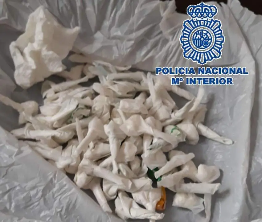 Droga intervenida.  - VM