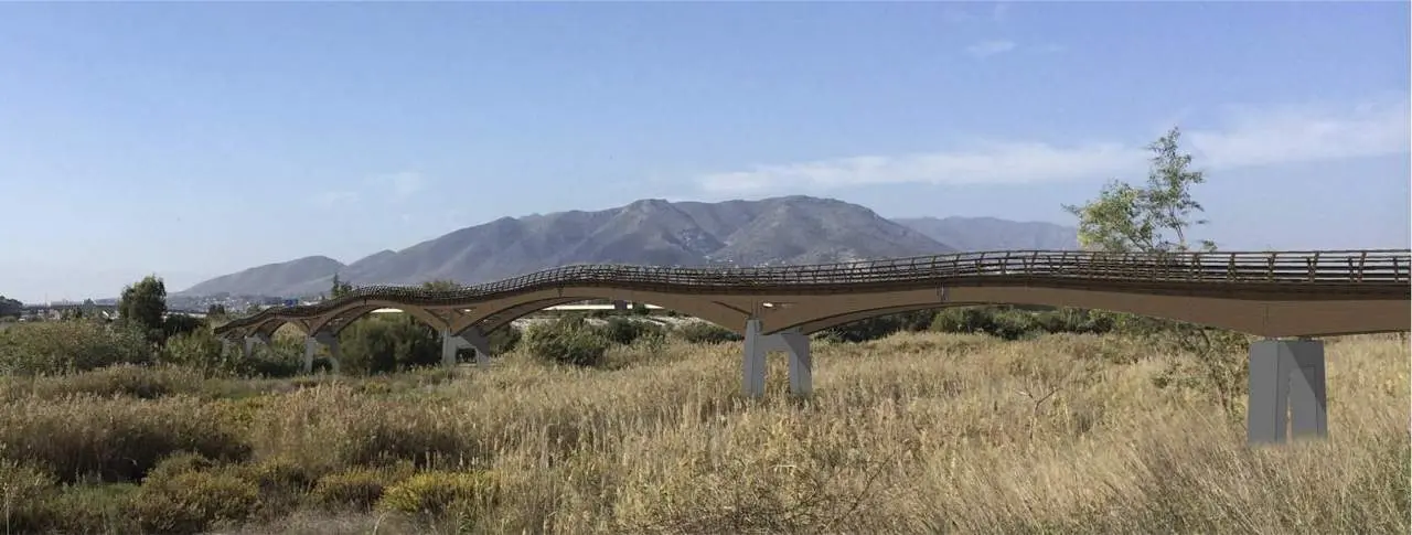 Proyecto pasarela Guadalhorce.  - VM