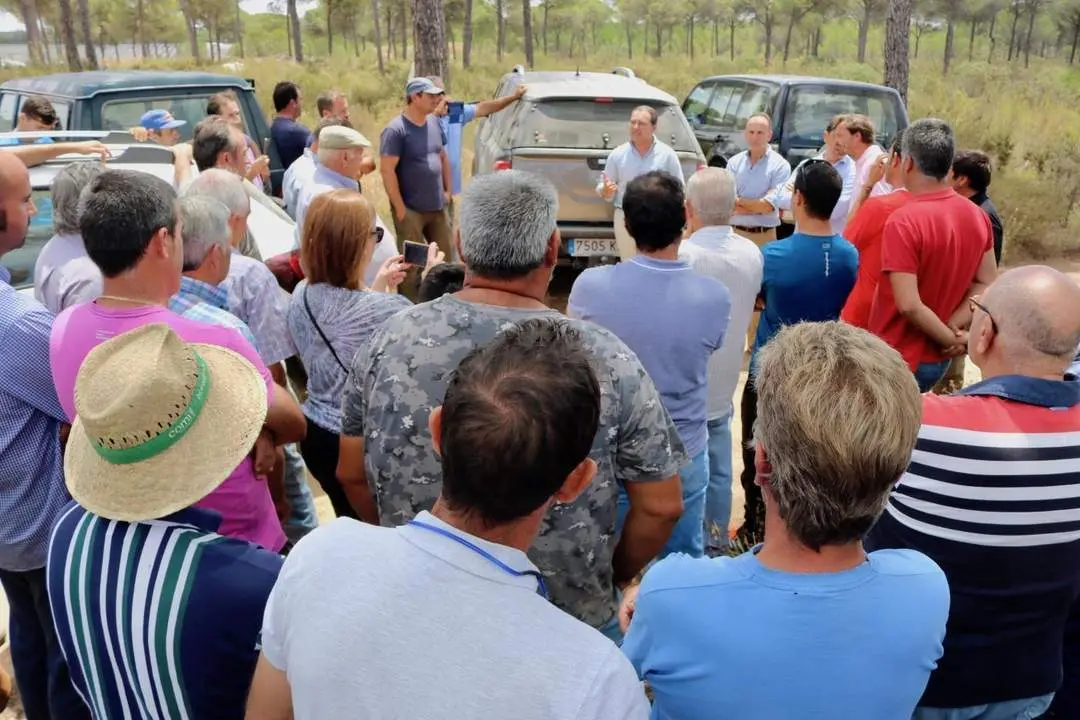 Dirigientes del PP en Huelva. - Europa Press