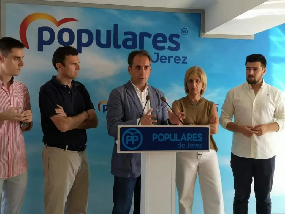 Salda&ntilde;a en una rueda de prensa reciente - PP