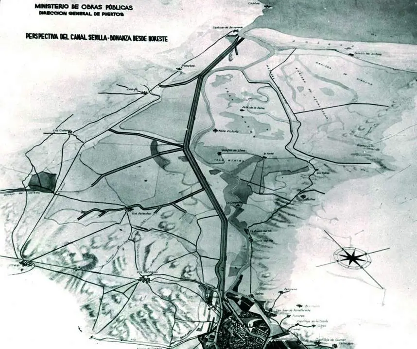 Trazado del canal. - Archivo de Nicol&aacute;s Salas