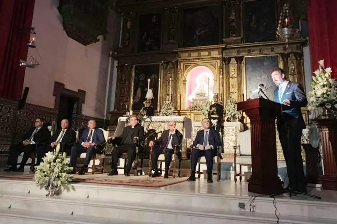 Un momento del preg&oacute;n que ofreci&oacute; Julio J. Rodr&iacute;guez Cedillo - A. I.