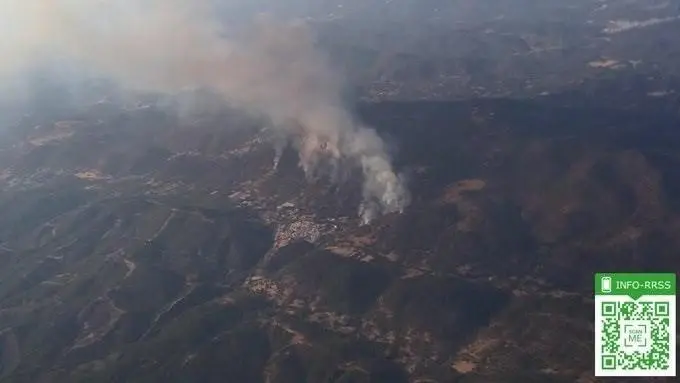 Incendio en Almonaster. - EP