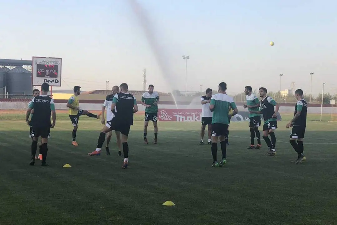 El Atl&eacute;tico Sanluque&ntilde;o antes del partido - ASCF