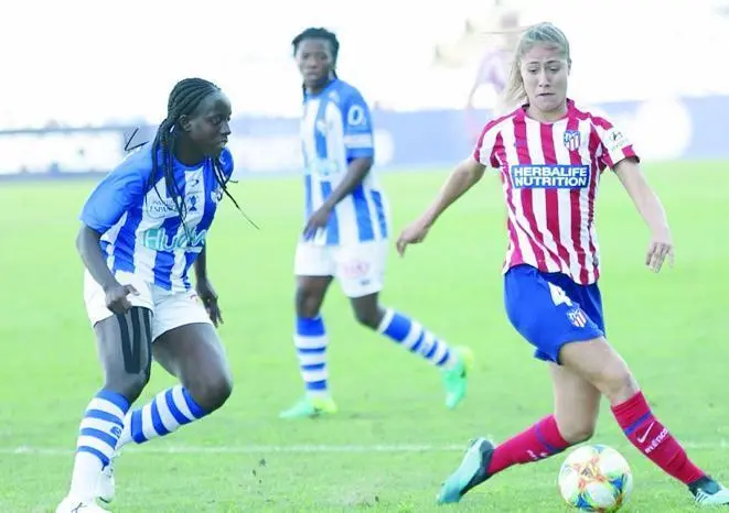 Partido entre el Sporting Huelva y el Atl&eacute;tico de Madrid. - LALIGA