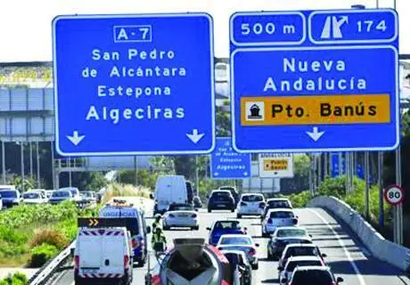  a su paso por Mijas.encontrado en la A- - VM