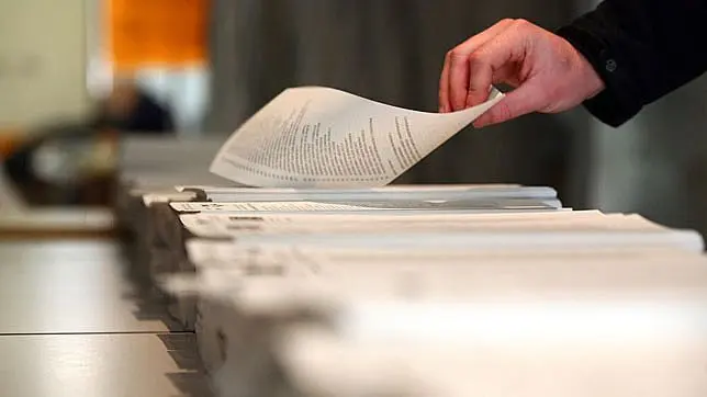 Papeletas electorales.  - VM