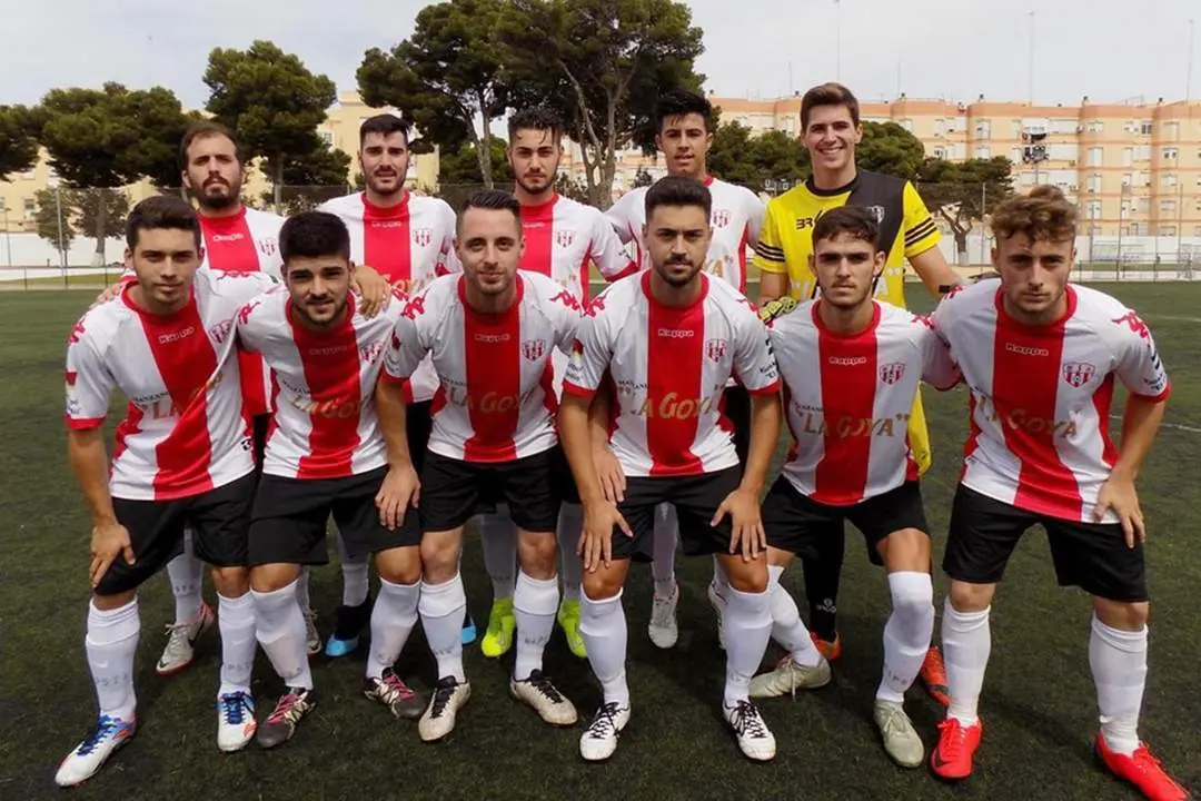 Once inicial que present&oacute; la Juventud Sanluque&ntilde;a en su visita al San Fernando B - Moy Cantero
