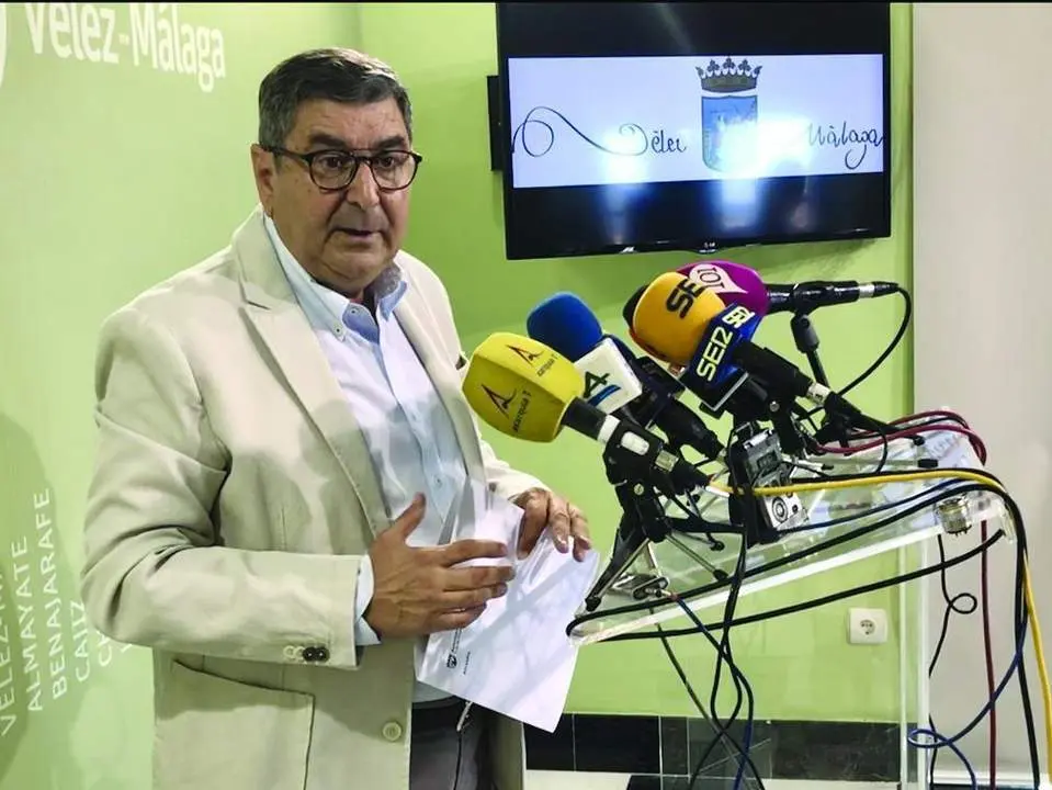El alcalde de V&eacute;lez-M&aacute;laga, Antonio Moreno Ferrer. - VM