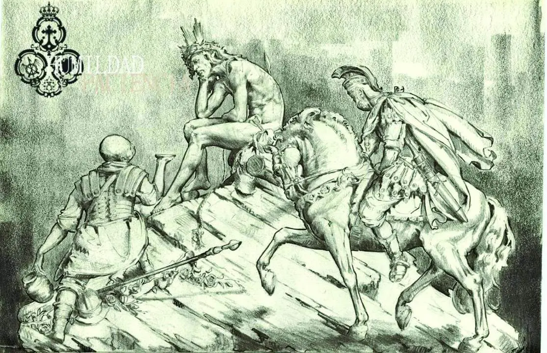 Dise&ntilde;o de Jos&eacute; Mar&iacute;a Ruiz Montes para la Hermandad. - Humildad y Paciencia