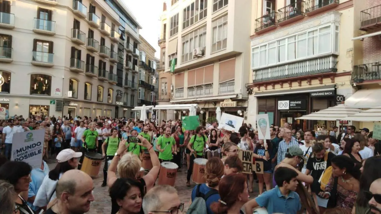 Manifestaci&oacute;n en contra del cambio clim&aacute;tico el pasado viernes 27 de septiembre en M&aacute;laga. - A.Medina