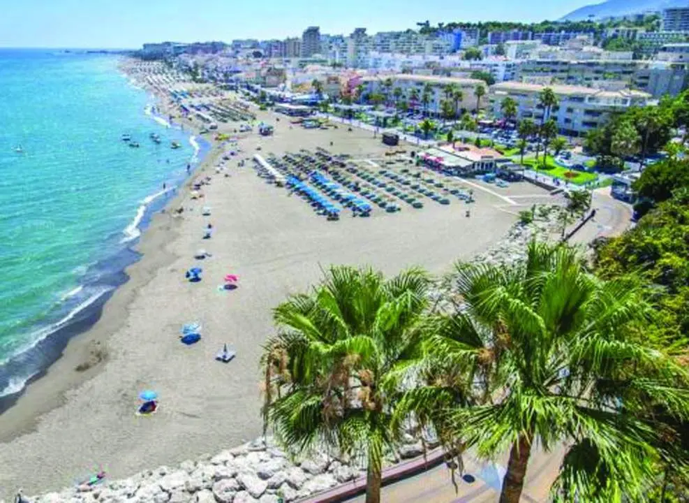 Vista general de la playa de Torremolinos. - ROHU