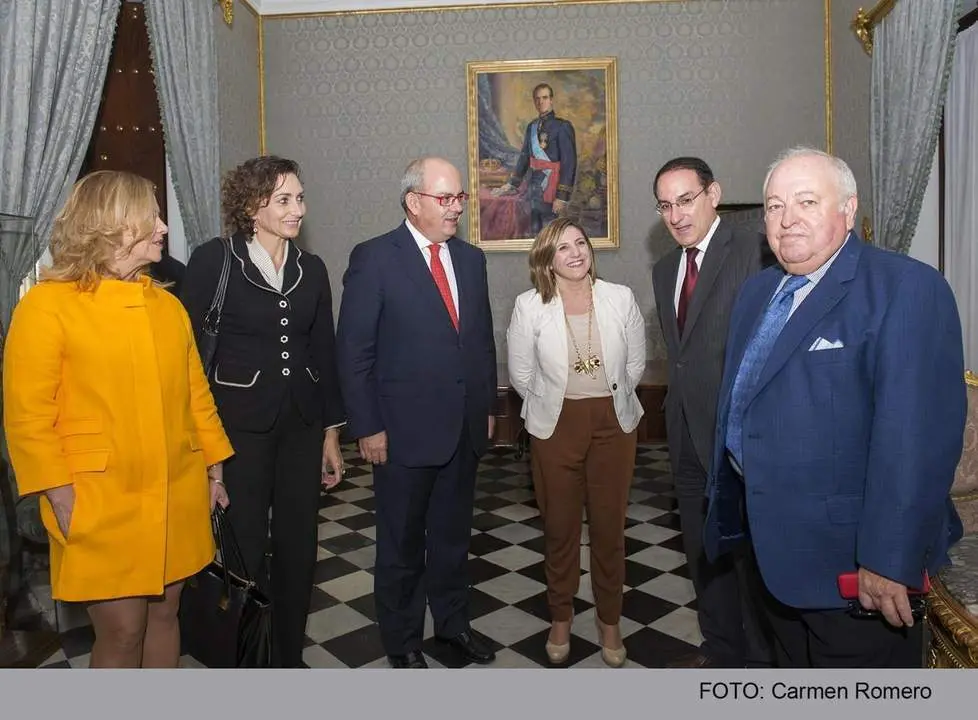 S&aacute;nchez Rojas y Gonz&aacute;lez de Lara en una visita a Diputaci&oacute;n - DPC