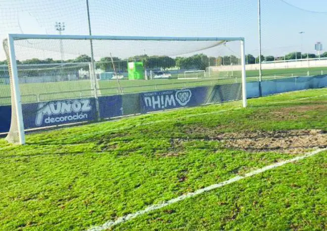 Estado de la Ciudad Deportiva donde se jug&oacute; el Sporting-Barcelona. - VH