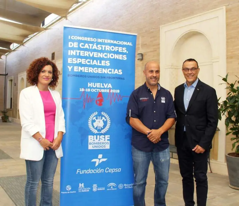 Mar&iacute;a Eugenia Lim&oacute;n, Antonio Nogales e Ignacio Caraballo. - VH