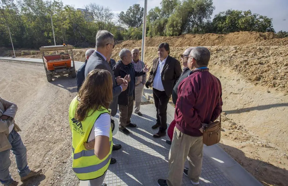 Obras en el Pasaje El Greco. - VH