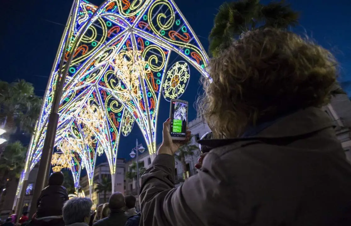 Alumbrado navide&ntilde;o en Huelva. - VH