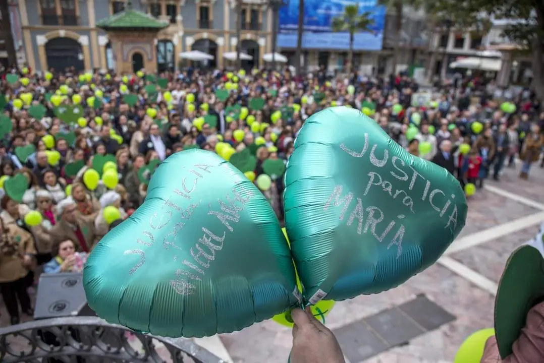 Concentraci&oacute;n por las v&iacute;ctimas del doble crimen de Almonte. - EUROPA PRESS