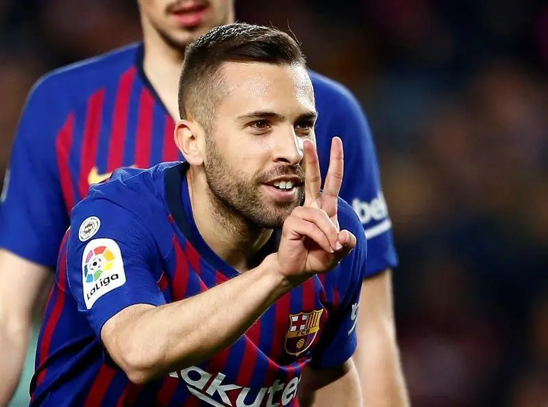 Jordi Alba despierta al Barcelona y le acerca, un poco m&aacute;s, LaLiga
