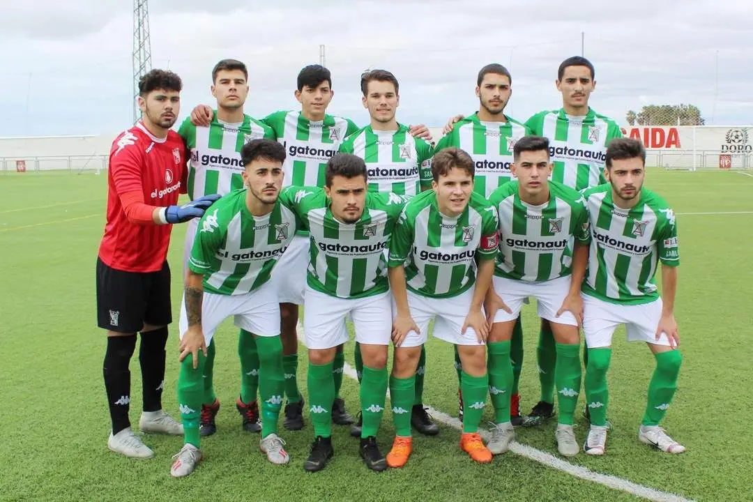 Once inicial que present&oacute; el equipo juvenil A del Atl&eacute;tico Sanluque&ntilde;o - Ra&uacute;l J. Bustillos
