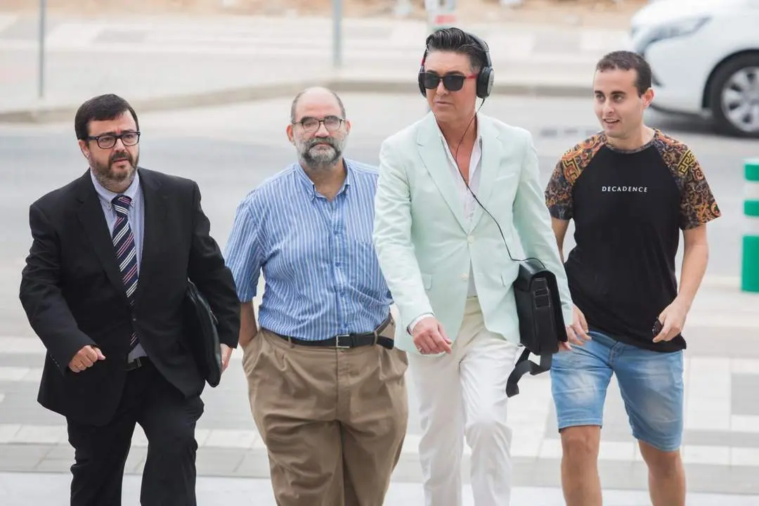 GAr&oacute;, a su llegada a la Ciudad de la Justicia de M&aacute;laga. - EFE