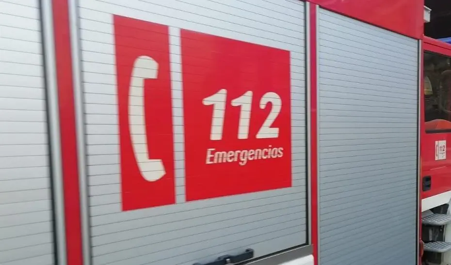 Cami&oacute;n de bomberos del 112. - EP