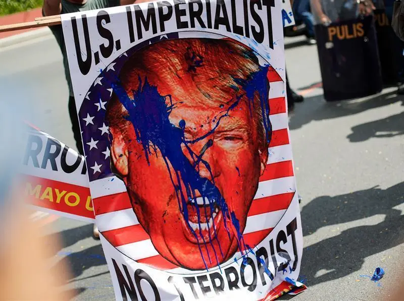 Protesta contra Trups. - EFE