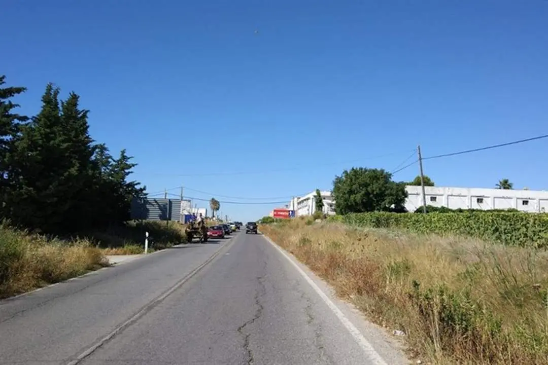 Entrada a Sanl&uacute;car por la Carretera de Chipiona - A. I.