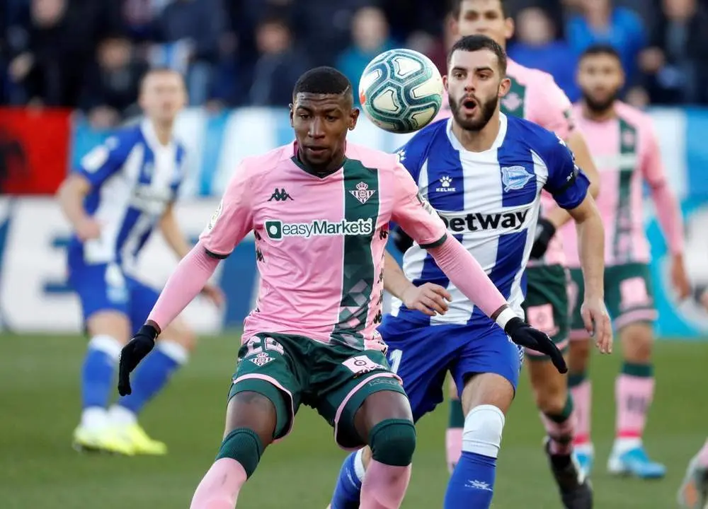 Emerson Da Souza en el partido ante el Alav&eacute;s de la pasada jornada. - efe