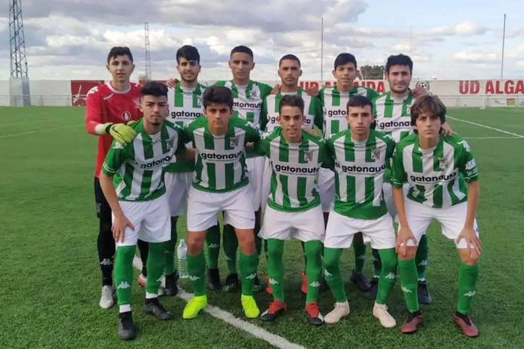Once inicial que present&oacute; el equipo juvenil A del Atl&eacute;tico Sanluque&ntilde;o - Juan Antonio