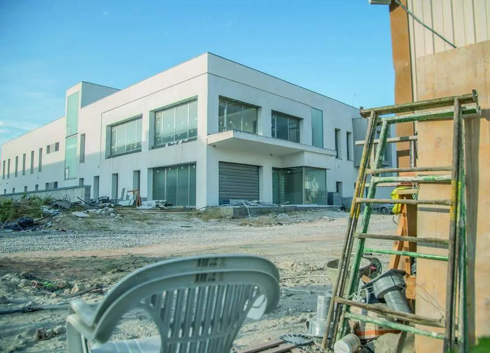 Estado actual del futuro edificio de la Jefatura de la Polic&iacute;a local - Rafael Dom&iacute;nguez
