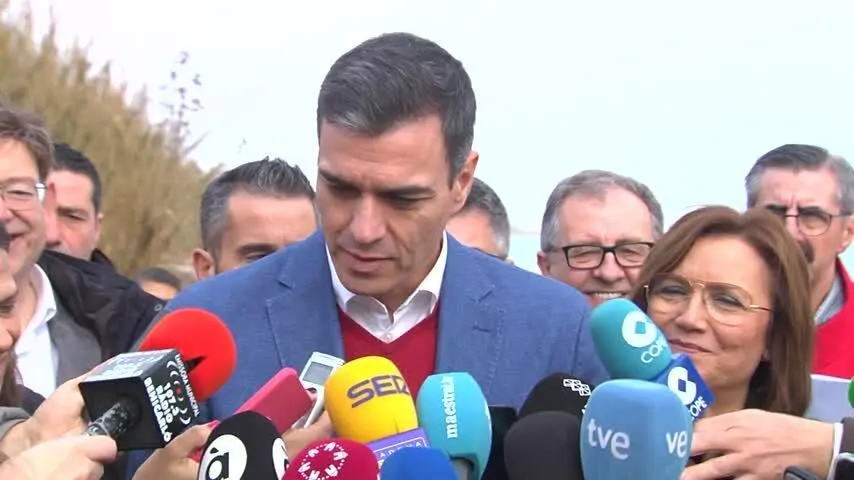 S&aacute;nchez sobrevuela en Murcia las zonas afectadas por 'Gloria'