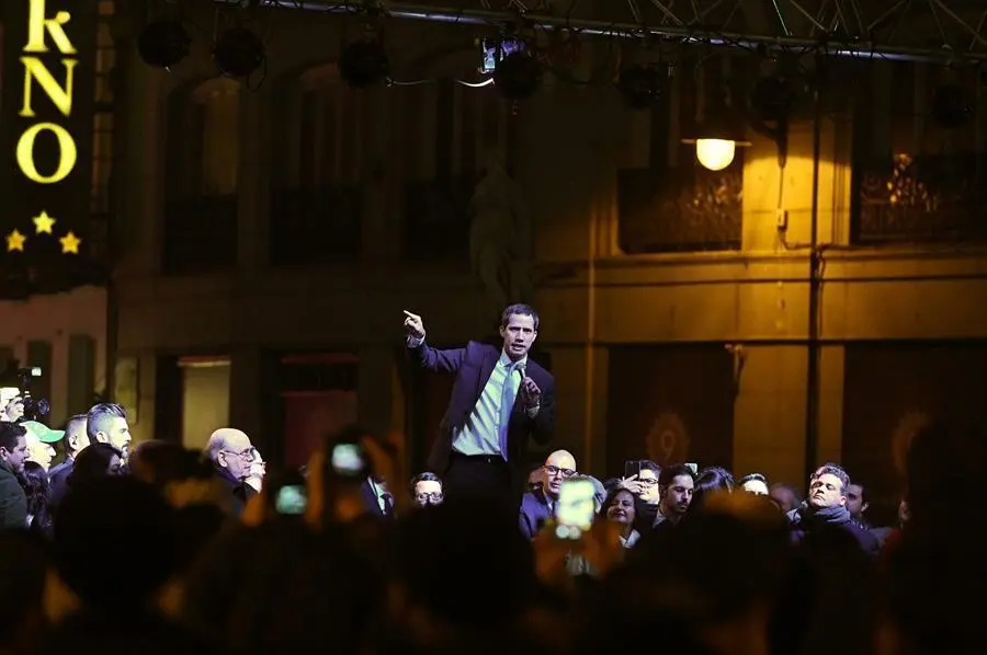 Guaid&oacute; en Madrid. - EFE