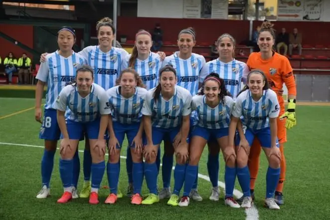 El once del M&aacute;laga Femenino. - M&aacute;laga CF