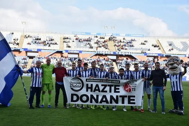 Once titular del Recreativo de Huelva el pasado domingo ante el M&eacute;rida.  - TENOR