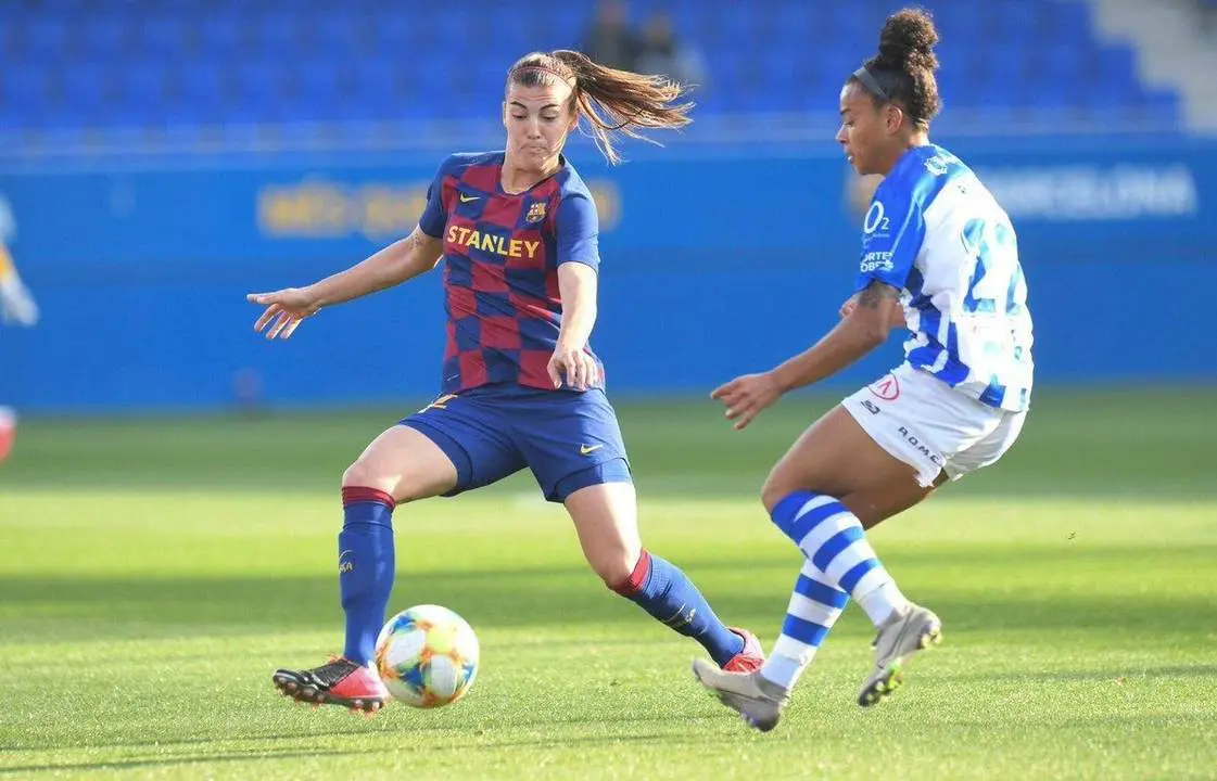 Partido del Bar&ccedil;a contra el Sporting. - 