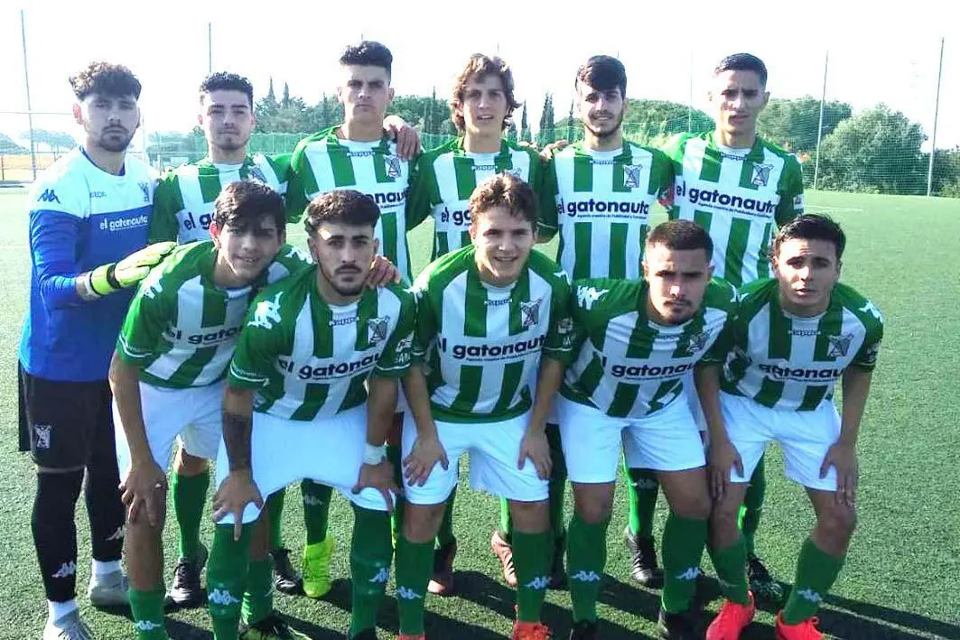 Once inicial del equipo juvenil A el Atl&eacute;tico Sanluque&ntilde;o - Juan Antonio Vidal