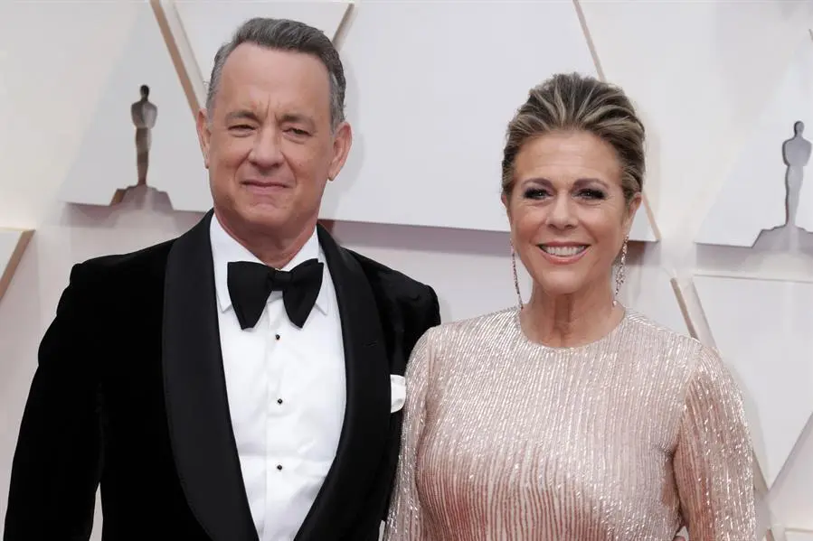 Tom Hanks y su mujer. - EFE