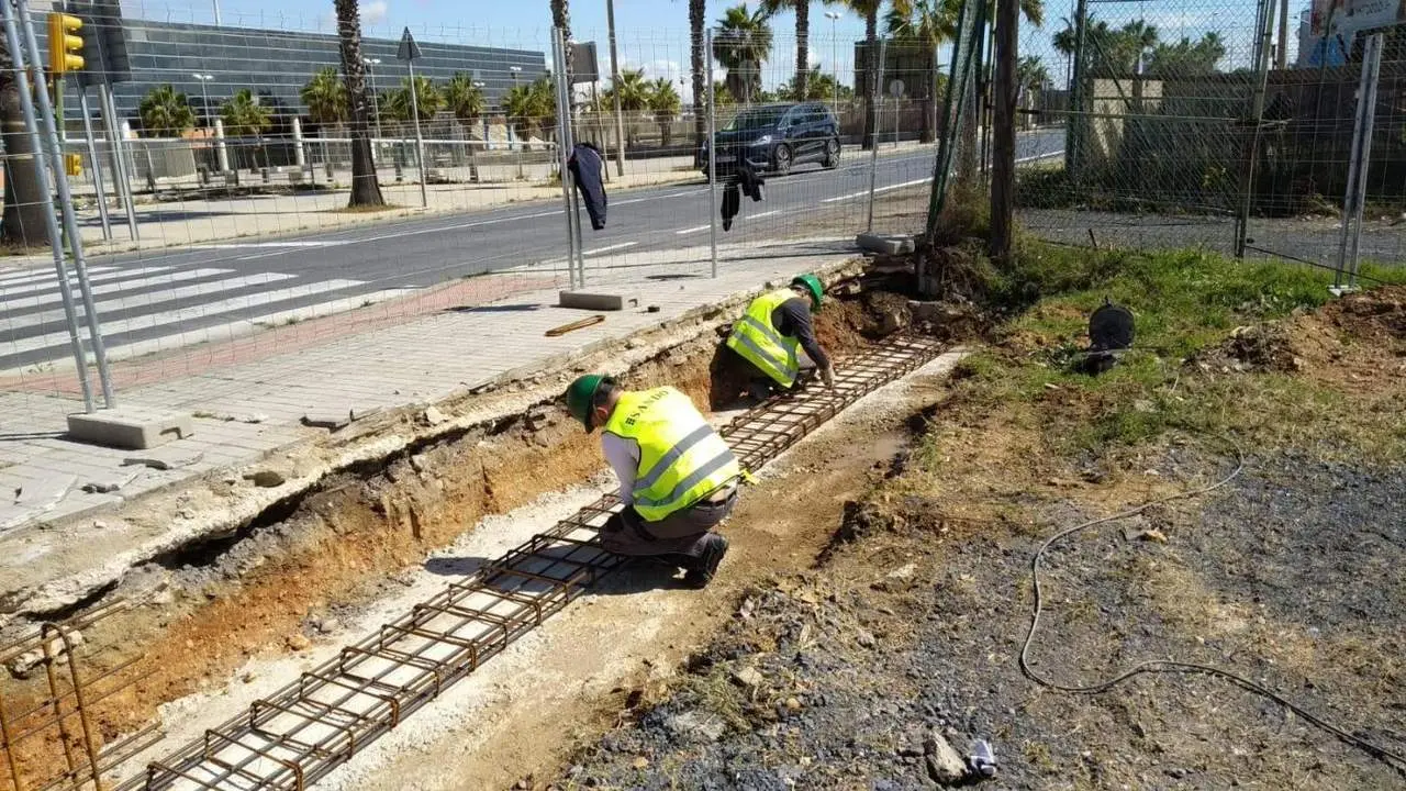 Obras del Puerto de Huelva. - VH