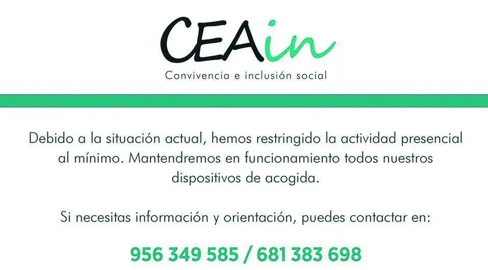 Aviso difundido por Ceain en redes sociales - Ceain