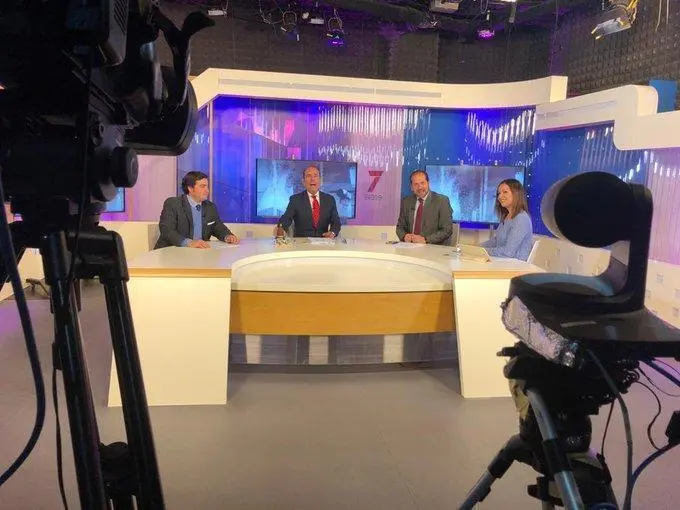 Un momento de la retransmisi&oacute;n del especial de Semana Santa. - 7TV