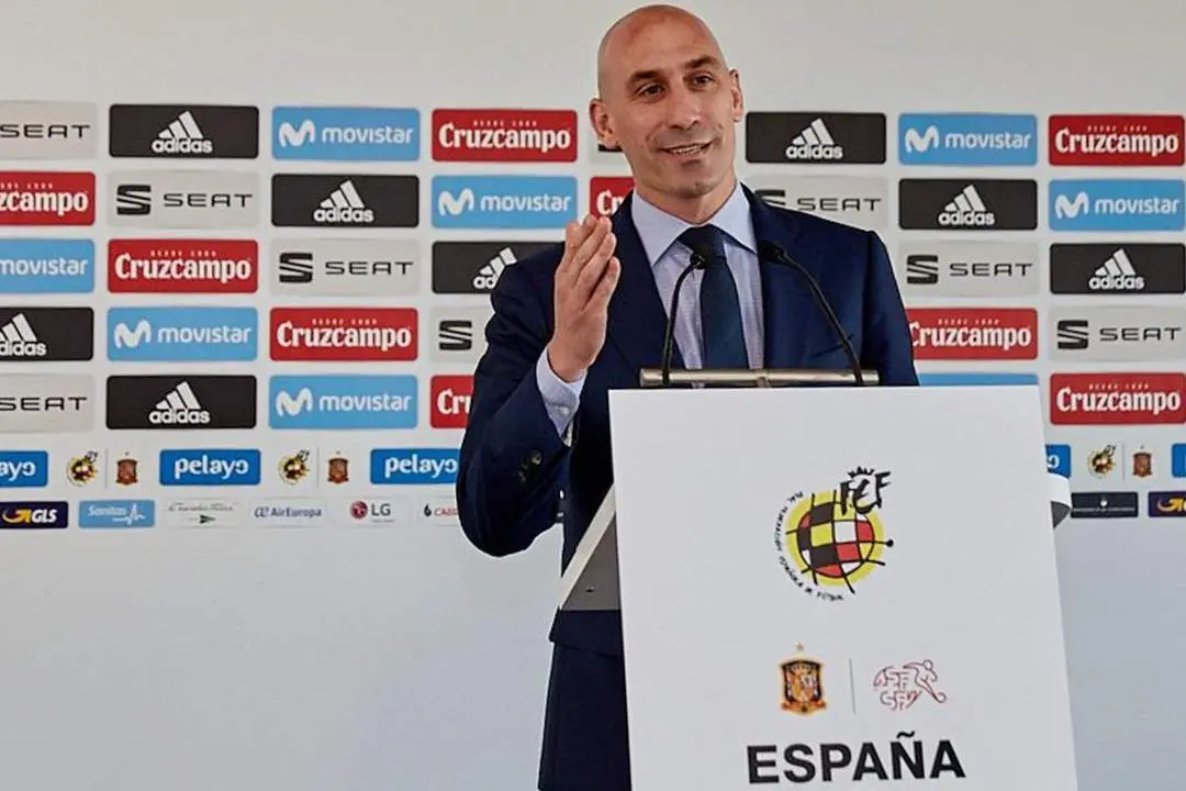 Luis Miguel Rubiales, presidente de la Real Federaci&oacute;n Espa&ntilde;ola de F&uacute;tbol - A. I.