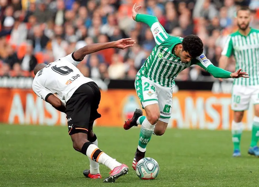 Un partido del Real Betis. - Archivo