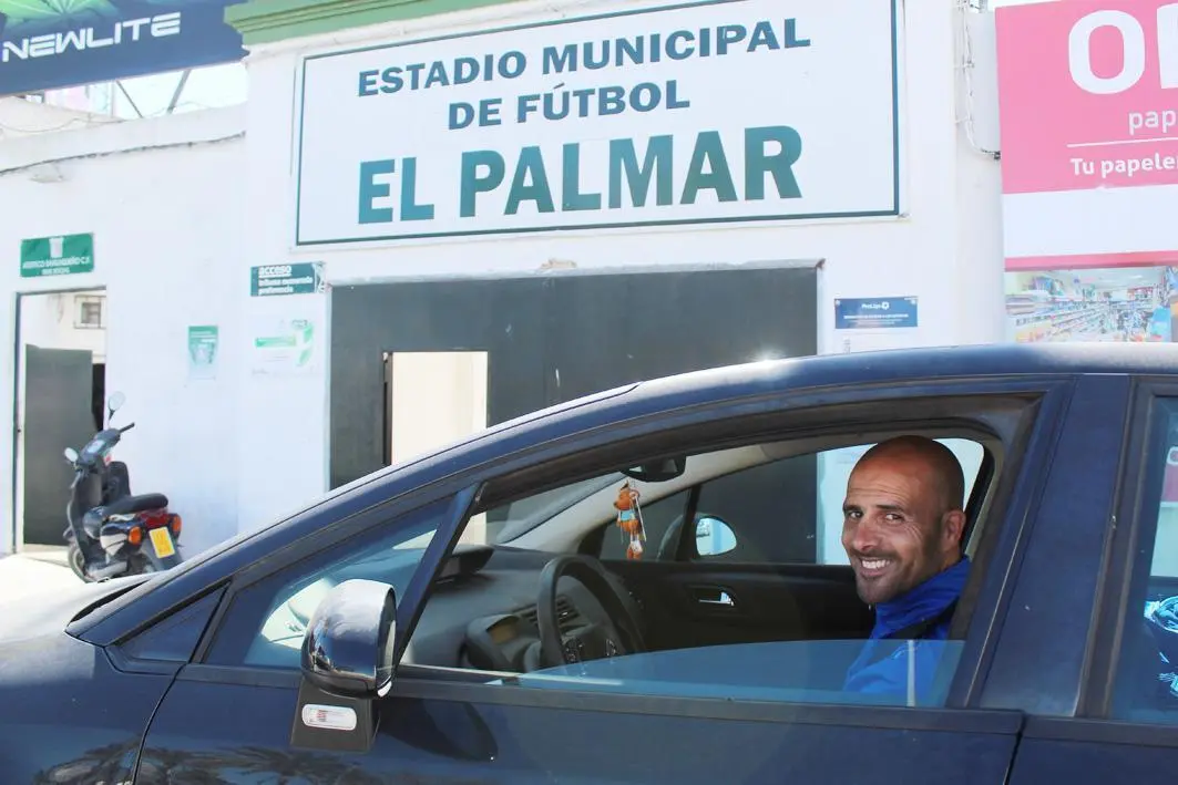 Dani Jurado horas antes de enfrentarse con el Xerez CD al Xerez DFC en el &uacute;ltimo partido - Ra&uacute;l J. Bustillos