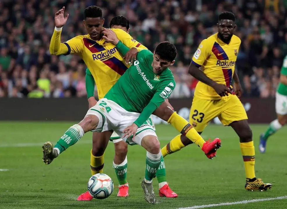 Imagen del Real Betis-Barcelona. - Efe