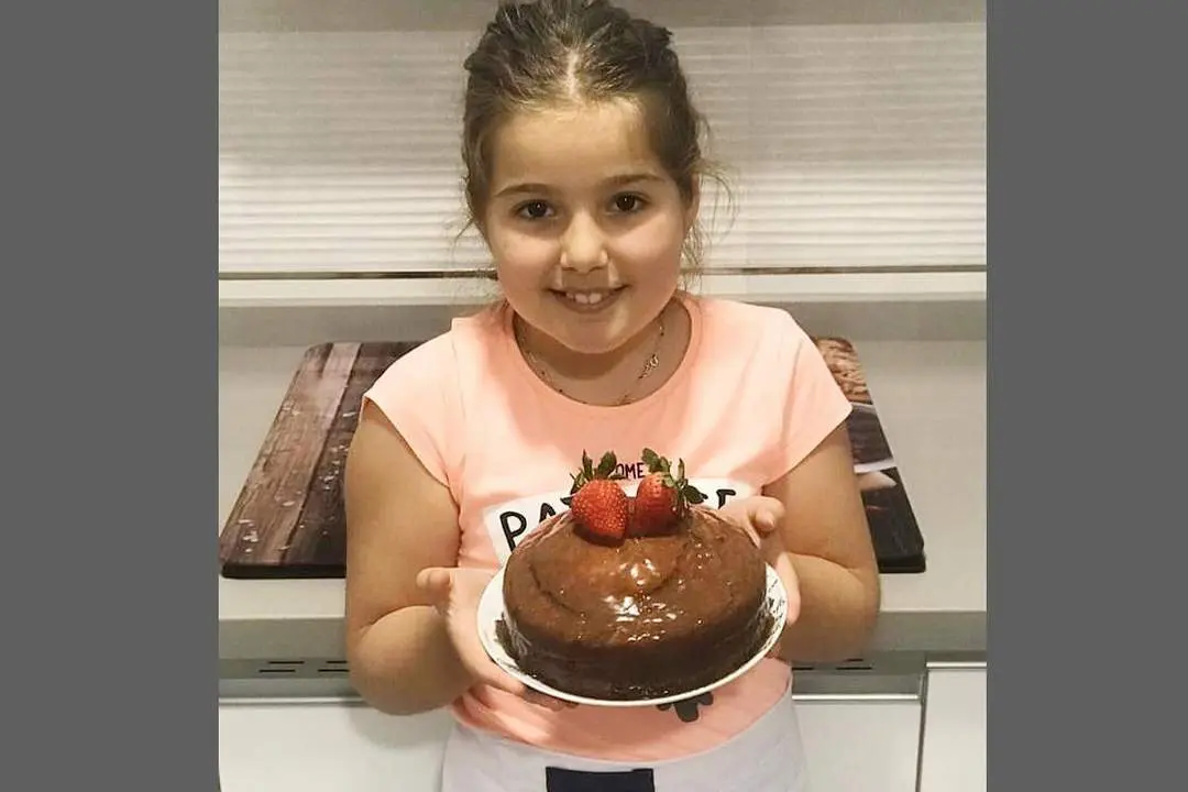 Claudia Jim&eacute;nez, ganadora del concurso M&aacute;ster Chef infantil.  - 