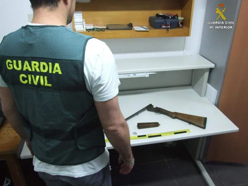 Arma recuperada. - VH