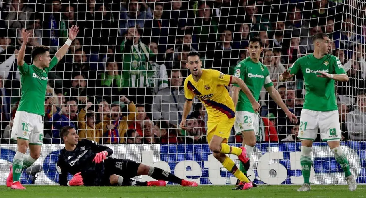 Imagen del Real Betis - Barcelona.  - efe