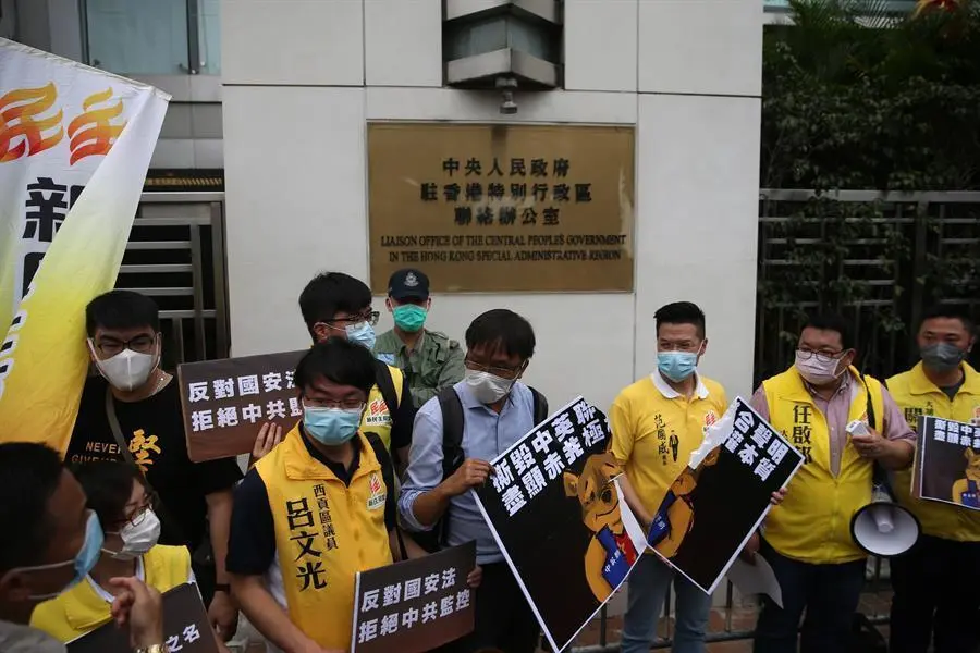Protestas en Hong Kong. - EFE