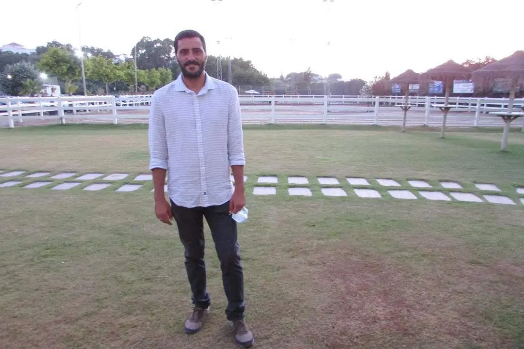 Dani G&uuml;iza en las instalaciones de la Real Sociedad de Carreras de Caballos de Sanl&uacute;car - Ra&uacute;l J. Bustillos